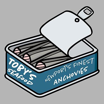 Toby's Anchovies - Newport's Finest Essential T-Shirt for Sale by  Sheahan704