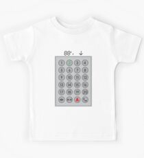 Elevator Mechanic Number Pad Kids T-Shirt