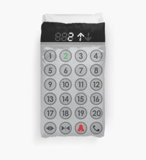 Elevator Mechanic Number Pad Duvet Cover