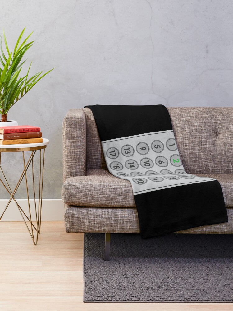 "Elevator Mechanic Number Pad" Throw Blanket by BiagioDeFranco Redbubble