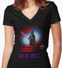A darth adventure Women's Fitted V-Neck T-Shirt