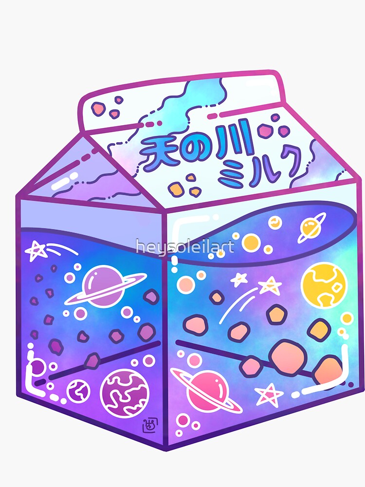 Milky Way Milk Carton by heysoleilart