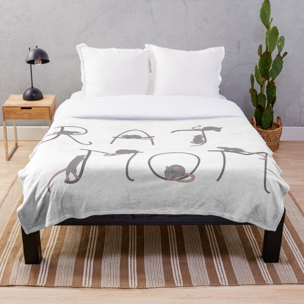 Rat Mom Throw Blanket