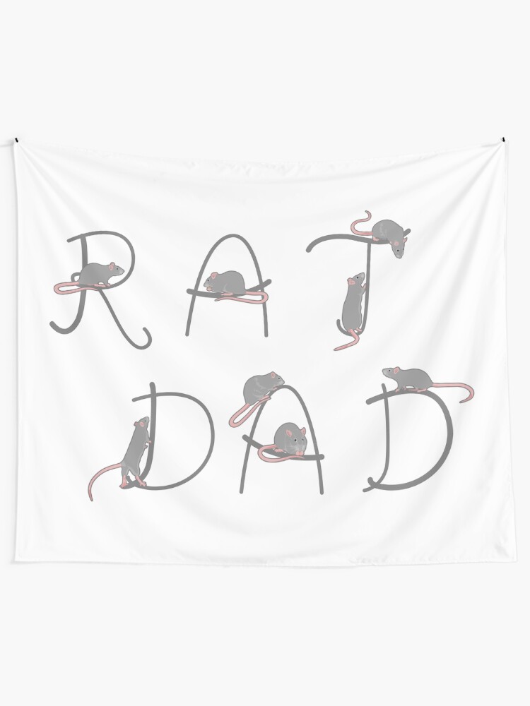 Alternate view of Rat Dad Tapestry