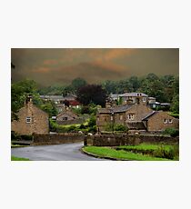 Downham Village, Lancashire Photographic Print