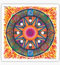 Dharma wheel 2 Sticker