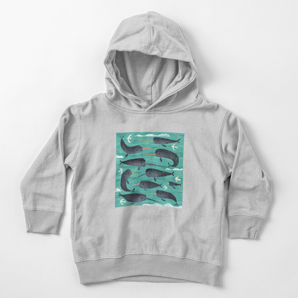 Narwhals and Narbirds Toddler Pullover Hoodie