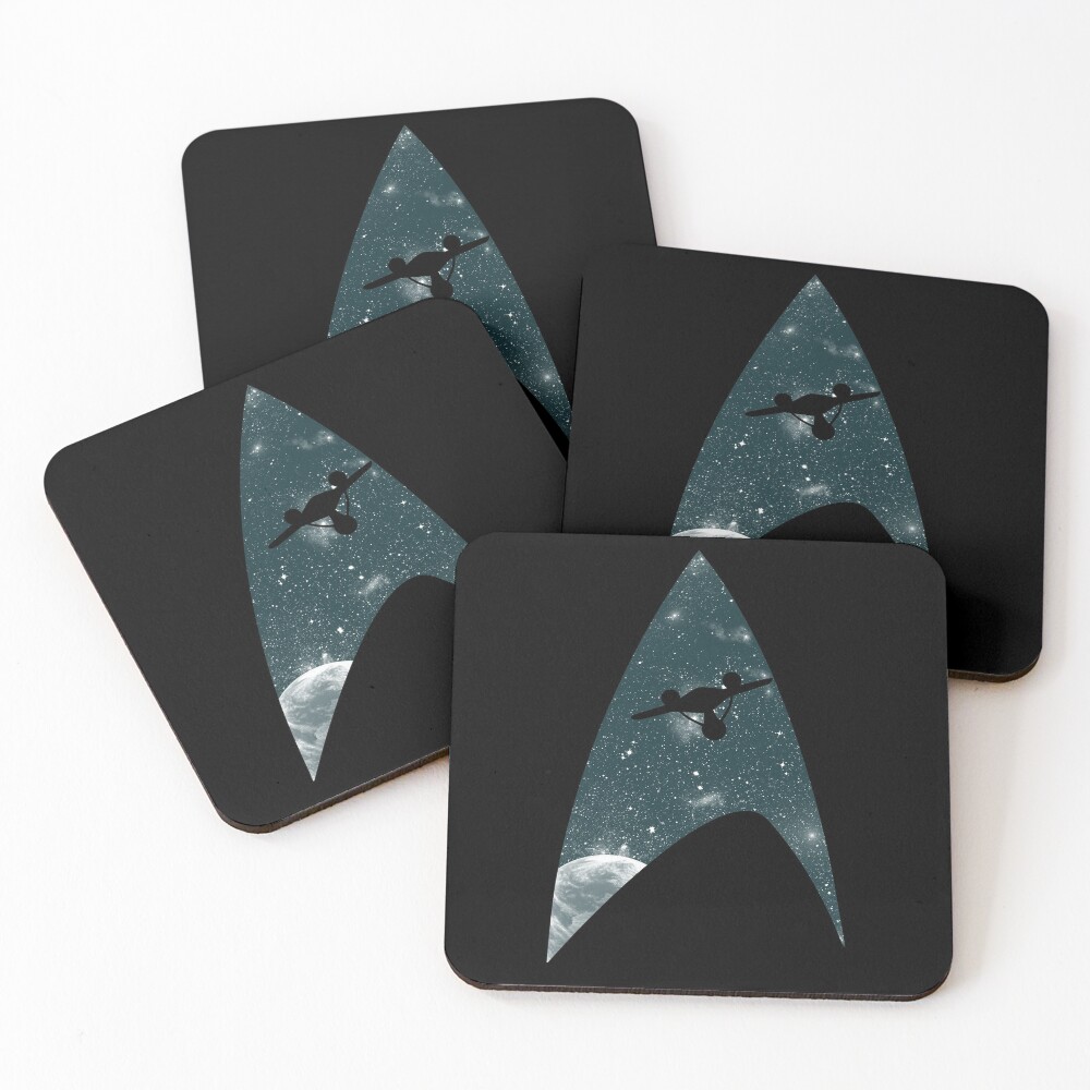 Space the final frontier Coasters (Set of 4)