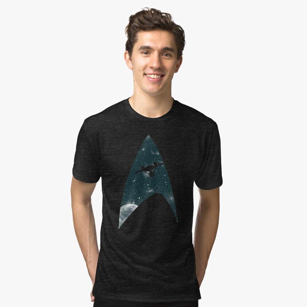Space the final frontier Tri-blend T-Shirt