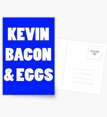 80s kevin bacon and eggs geek funny nerd Postcards