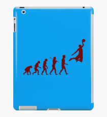 Basketball evolution geek funny nerd iPad Case/Skin