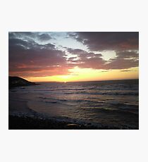 Sunset landscape Photographic Print