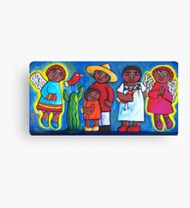 MEXICAN ANGELS AND LOVEBIRDS Canvas Print
