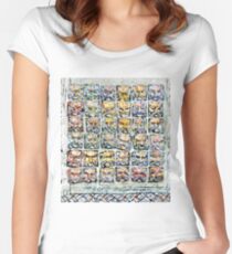 Faces - Brianna Keeper Paintings Fitted Scoop T-Shirt