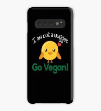 Funda/vinilo para Samsung Galaxy I Am Not A Nugget Go Vegan Chicken