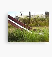 disused slide Canvas Print