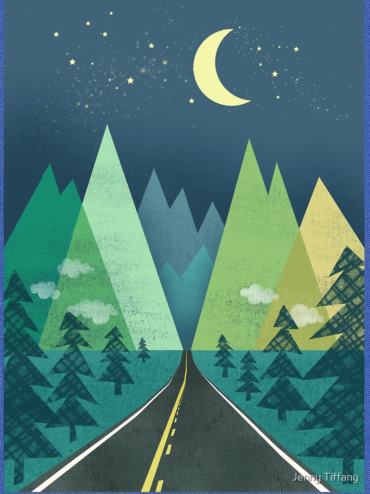 the Long Road at Night by expomonster