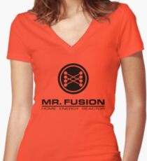 Mr. Fusion Women's Fitted V-Neck T-Shirt