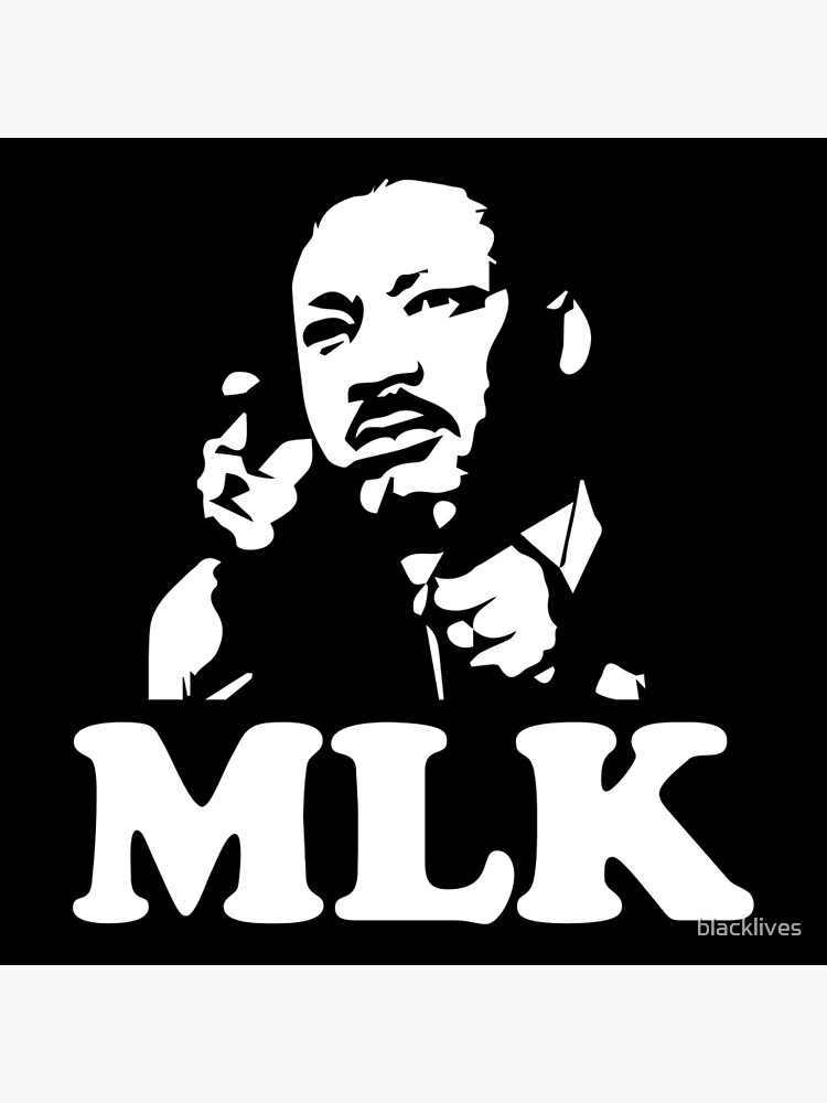 “MLK STICKER” Art Print by blacklives | Redbubble