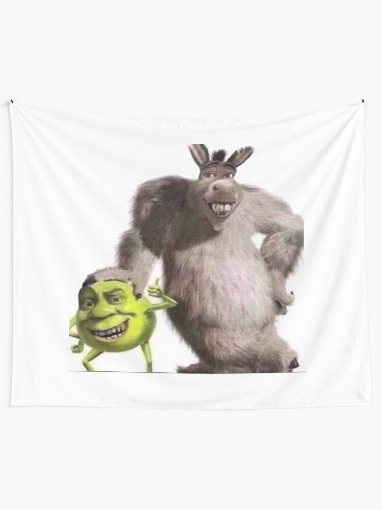 Shrek And Donkey X Monsters Inc Tapestry By Jfet10 Redbubble
