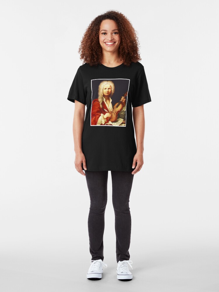 Alternate view of Antonio Vivaldi - Great Baroque Composer Slim Fit T-Shirt