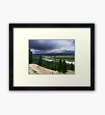 Thunderstorm ,Kootenay Mountains Framed Print