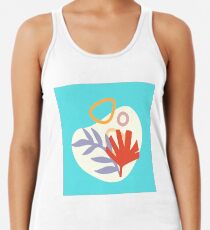 5 | 190617 | Tropical Abstract Graphic Design Racerback Tank Top