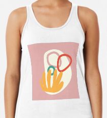 6 | 190617 | Tropical Abstract Graphic Design Racerback Tank Top