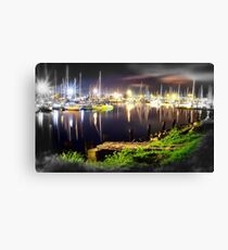 Moody Marina Canvas Print