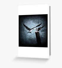 Colder Confrontations Greeting Card