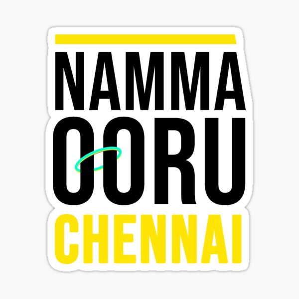 Chennai Stickers Redbubble