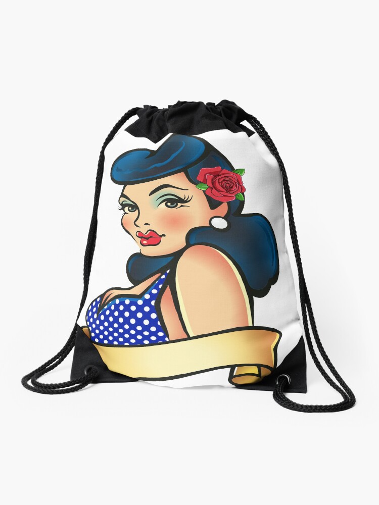 Blue Hair Betty Paige Pinup Girl Bettie Paige Pinup Girl