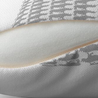 Alternate view of rhino pattern Throw Pillow