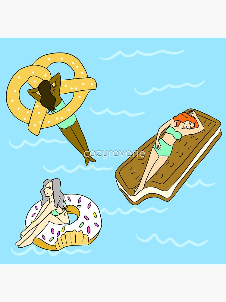 Foodie Pool Party by cozyreverie