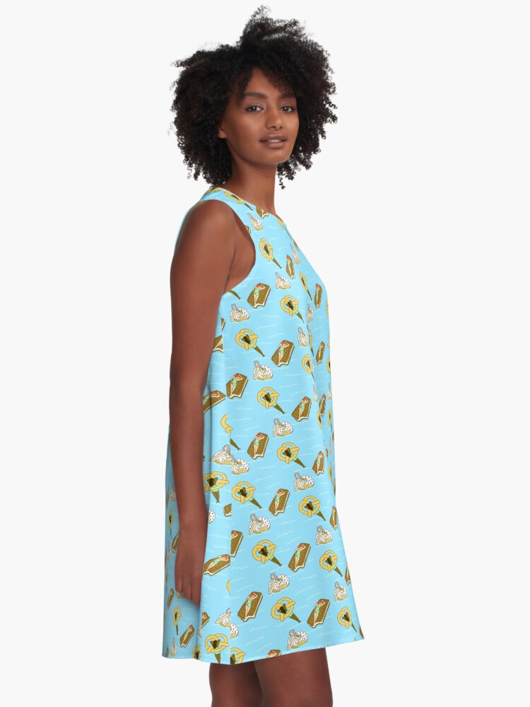 Alternate view of Foodie Pool Party A-Line Dress