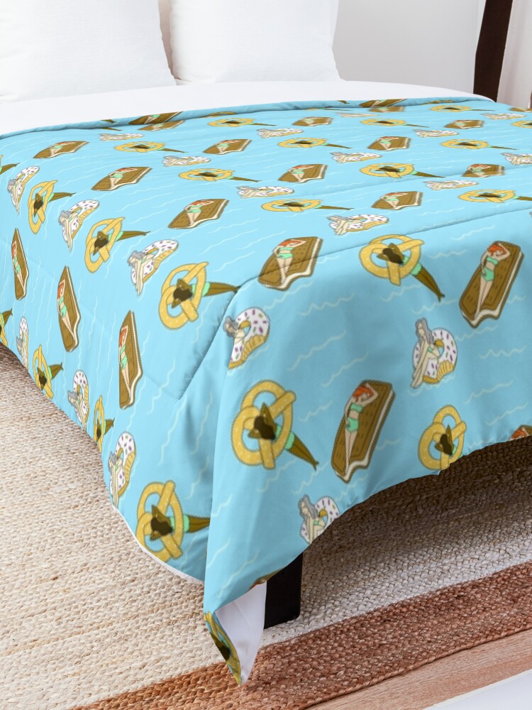 Alternate view of Foodie Pool Party Comforter