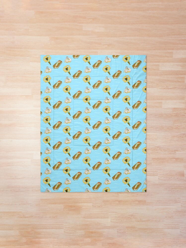 Alternate view of Foodie Pool Party Comforter