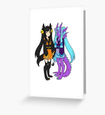 Blaze and Lunar Greeting Card