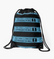 New Challenger Approaching Blue Drawstring Bag