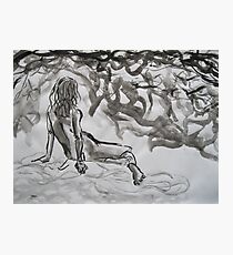 Seated Figure Photographic Print