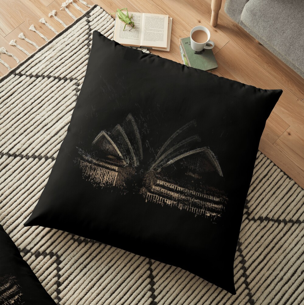 Sydney Opera House Floor Pillow