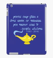 Robin Williams quote iPad Case/Skin