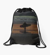 Last Ride of the Season Drawstring Bag