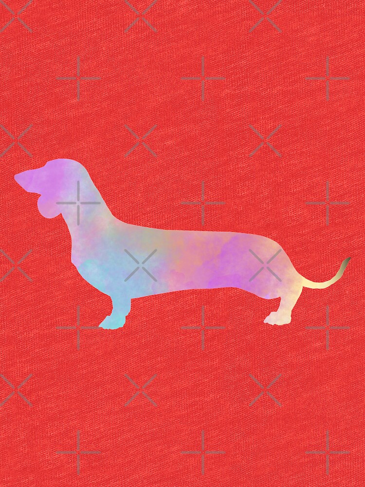 Watercolor Dachshund by tribbledesign