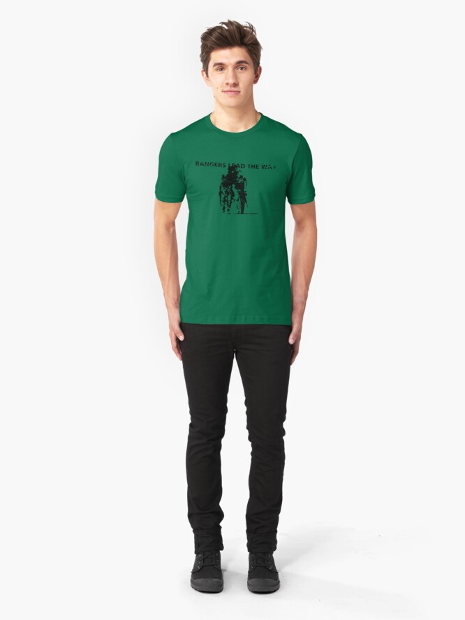 Alternate view of Rangers Lead the Way - U.S. Army Slim Fit T-Shirt