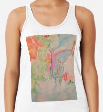 Aquarell Schmetterling Racerback Tank Top