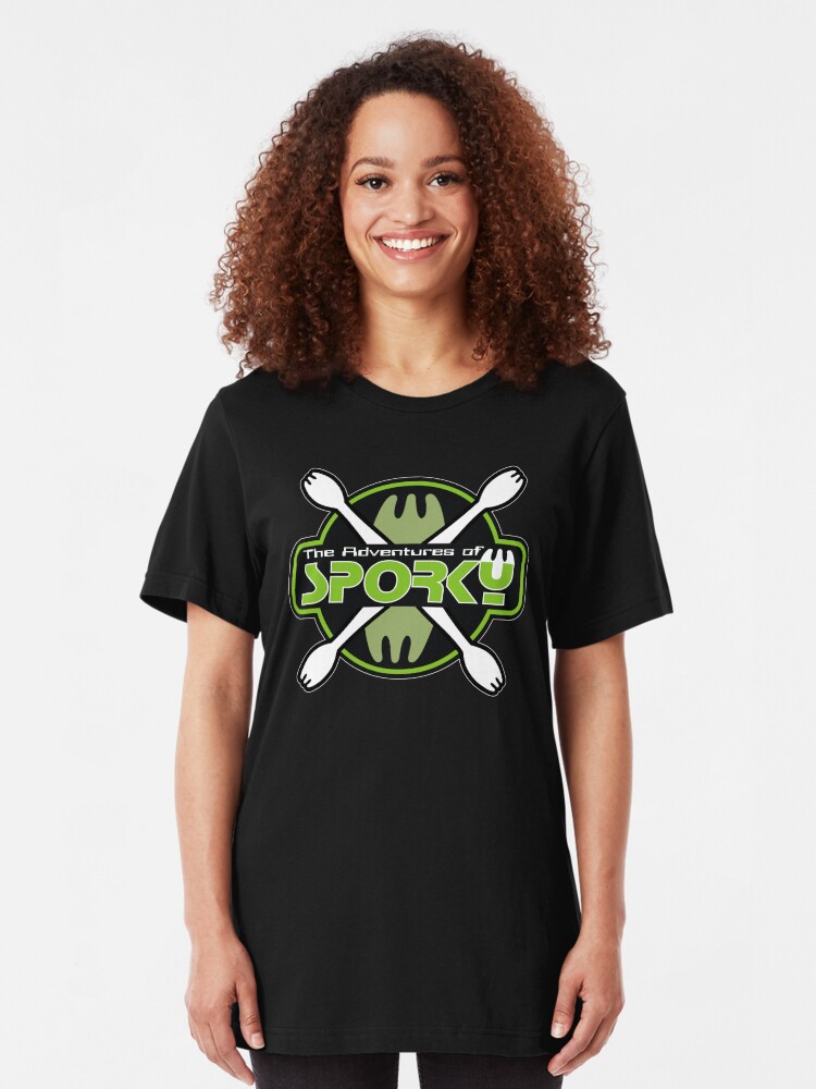 Alternate view of The Adventures of Sporky Logo Slim Fit T-Shirt