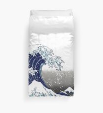 Great Wave, Hokusai 葛飾北斎の神奈川沖浪 Duvet Cover