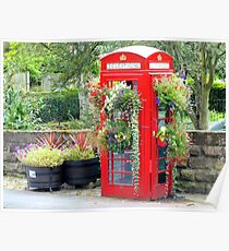 Telephone Box - Spofforth - North Yorkshire Poster