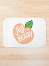 Peach Bath Mats Redbubble